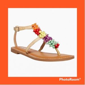 Rainbow Bead Sandal